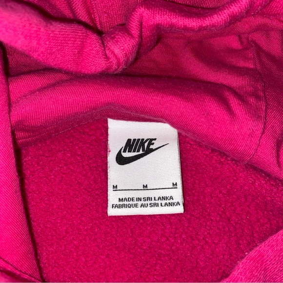 Nike Medium Club Fleece Pullover Pink Hoodie (BV2654 615) - Picture 2 of 7